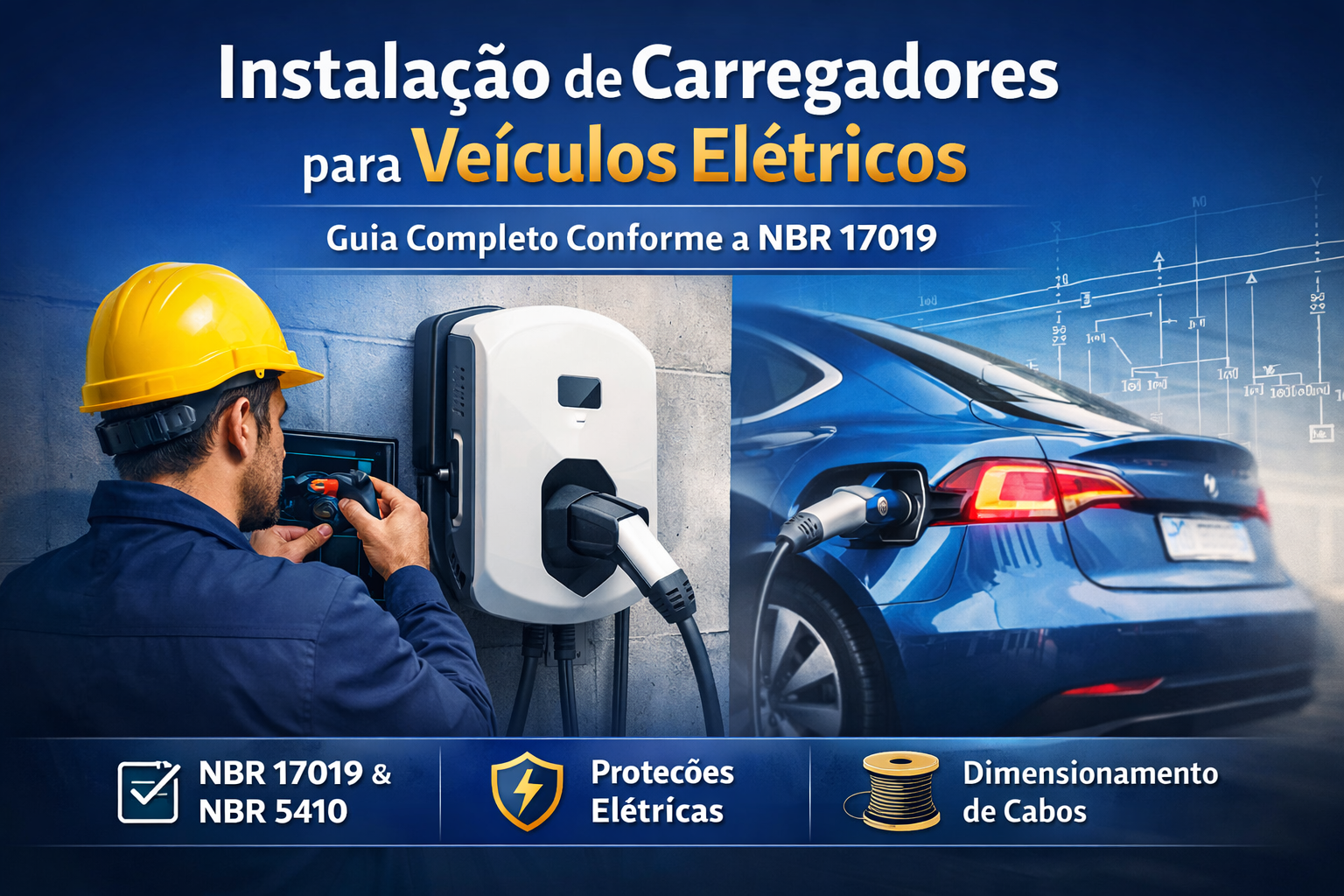 Instalação de Carregadores para Veículos Elétricos: Guia Completo Conforme a NBR 17019